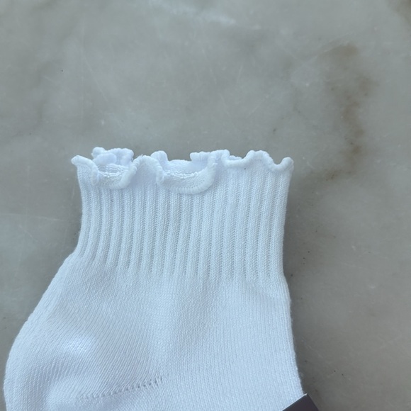 Kensie Luxe Bow Print Quarter Socks Franco Sarto Ruffle Trim 3 Pack Sz 4/10 - Picture 7 of 15